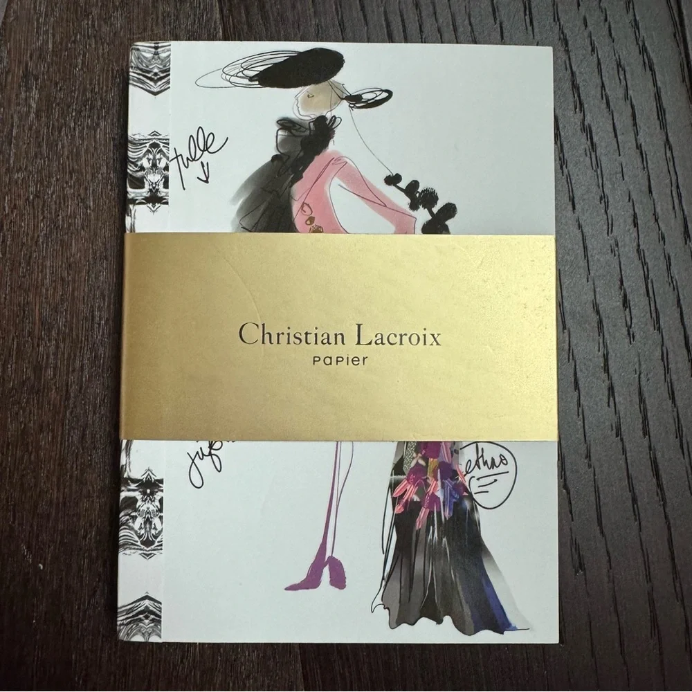 Christian Lacroix A6 Croquis Layflat Notebook Journal 4.25x6 inches